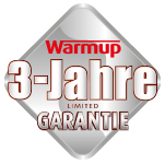 3-Jahre Garantie von Warmup 