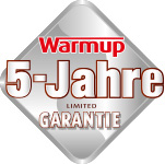 5-Jahre Garantie von Warmup