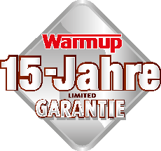 15 Jahre Warmup Garantie