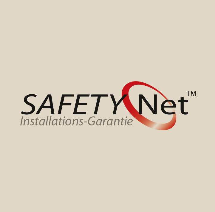 SafetyNet™ Installationsgarantie für alle Fußbodenheizungen