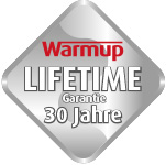 Lifetime-Garantie für Fliesen-Fußbodenheizungen